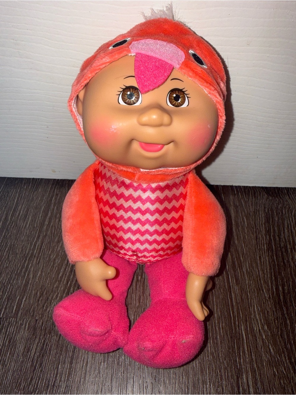 Patch Kids Cuties Rosalie Flamingo Exotic Friends Pink Doll